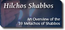 Hilchos Shabbos